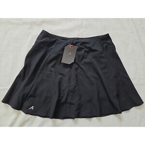 NWT ANTIGUA | Women's Size Large | Black Chip Skort With Pockets